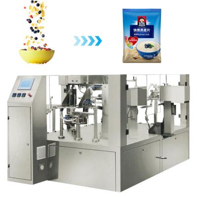 China Food Multi-Lane Automatic Packing And Sealing Machine Food Premade Pouch Baging Machines for sale