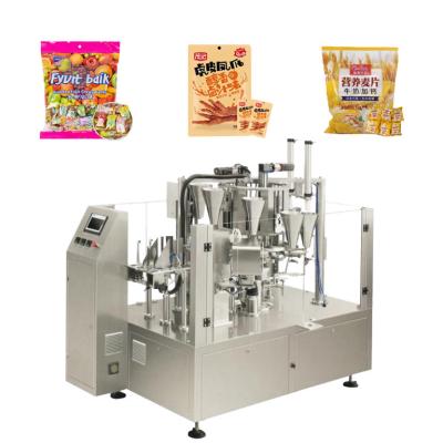 China Food Automatic Premade Stand Up Pouch Packing Machines Biscuit Bag In Bag Secondary Packing Machine for sale