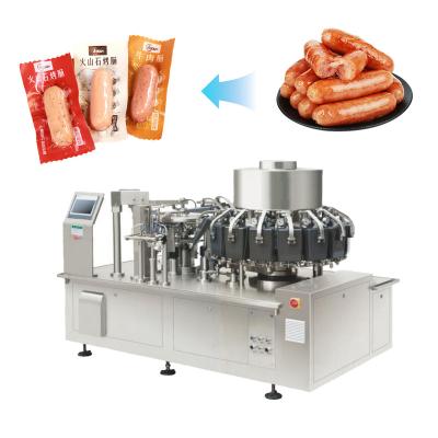 China Food Good Price Automatic Small Pouch Filling And Sealing Machine Sausage Granular Vacuum Packing Machine for sale