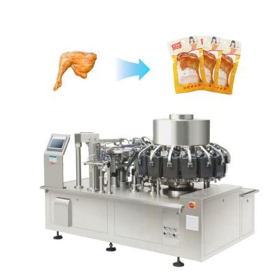 China Food Factory Customized Rotary Pouch Vacuum Packing Machine Professional Filling And Sealing Machines for sale