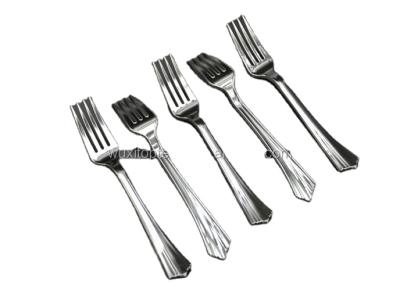 China Wholesale Disposable Plastic Products Plastic Fork Spoon Combo With Coated Stainless for sale