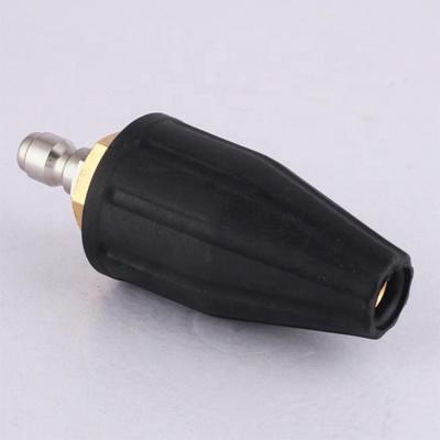 China Hotels Black Connector Car Wash Nozzle Adjustable Spray Nozzle For High Pressure Water Jet Cleaner Washer Lance for sale