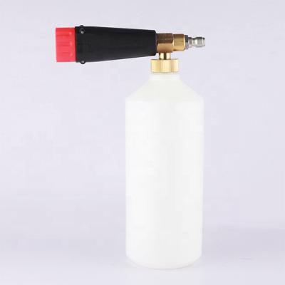 China Jet Lance Gun Soap Cannon Car Plastic Adjustable Seal Snow Foam Clear Water Cannon For Power Pressure Seal for sale