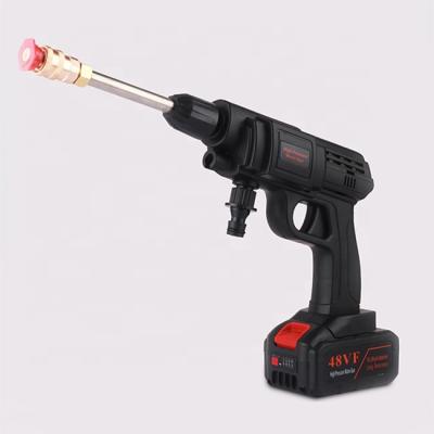 China New 48V Battery Operated Cordless Electric China-chic New Bike Wash Station Jet Car Washer High Pressure Water Gun for sale