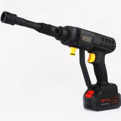 China China-chic New 48V Lithium Battery Cordless Portable High Pressure Cordless Car Wash Station Water Gun For Car Wash for sale