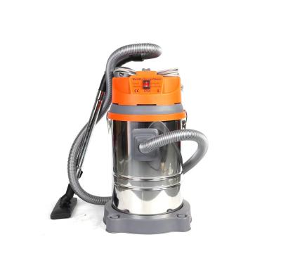 China Hotel 70L Yellow Vertical Industrial Wet And Dry Washing Vacuum Cleaner For Car Wash Factory Warehouse Heavy Dust for sale