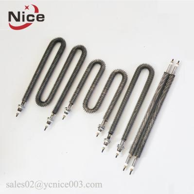 China W Type Air Heater 1kw 2kw 3kw 4kw U Type Straight Shape Electric Fin Air Heaters Tubular Tube Element for sale