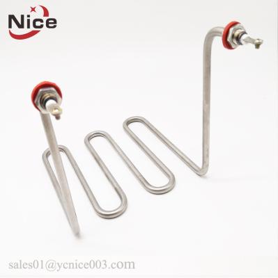 China 1500w SS304 Water Deep Fryer Tubular Heating Element for sale