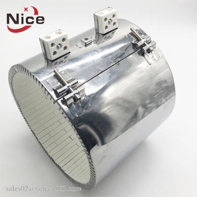 China Extruder Resistance Stainless Steel Industrial Heating Energy Saving Ceramic Insulated Band Heaters for sale