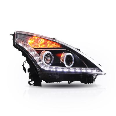 China VLAND Waterproof Factory Head Light Led Head Lamp Front Car Lamp Head Light Angel Eye Headlights For Nissan Teana 2008-2012 for sale