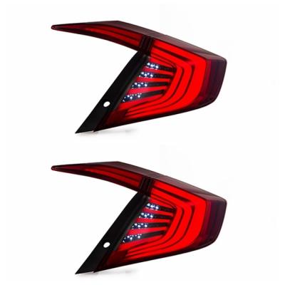 China VLAND Manufacturer for Car Lamp for Civic 2016-2018 Tail Lamp for Civic LED Back Light with DRL+Moving Signal in Civic China Factory for sale