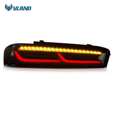 China PP+ABS VLAND LED Factory Tail Lamp 2016-2019 Sequential Rear Light For Chevrolet Camaro Taillights for sale