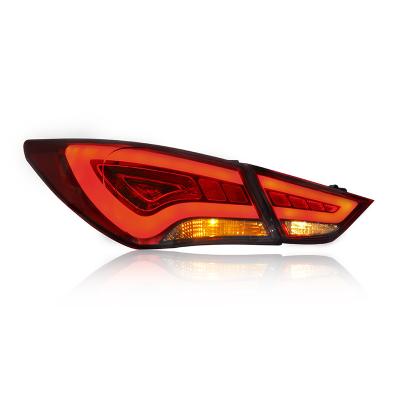 China PP+ABS VLAND car lamp for car tail light for Sonata LED tail light for 2010 2011 2012 2013 2014 with LED DRL BRAKE plug and play for sale