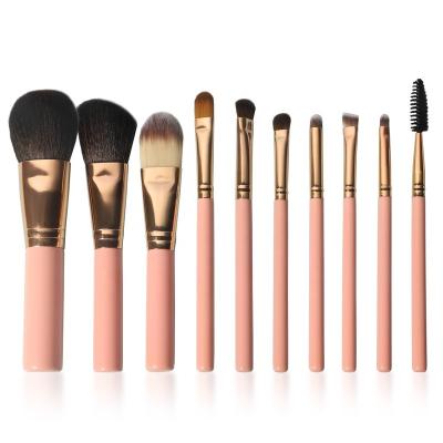 China 2022 Professional Eco-Friendly Logo Custom New Luxury Brushes Set Women Brand Women ODM Mini Portable Travel Manufacturer Wood OEM Make Up for sale