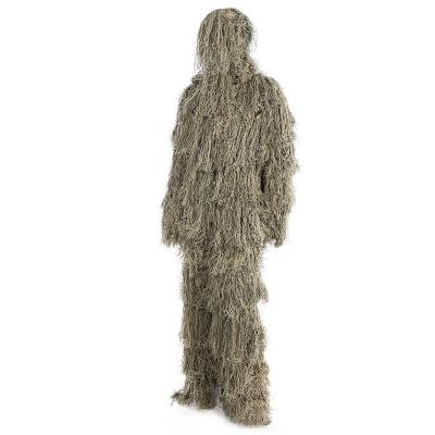 China 2111 Outdoor Game 3D Breathable Military Accessories 4-Piece Hunting & Shooting Tactical Ghillie Suit Camouflage Suit for sale