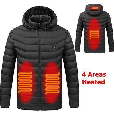 China 2201 USB Winter Sports Heating Shirts Breathable Coat Outdoor Thermal Clothing Warm Heated Jacket for sale