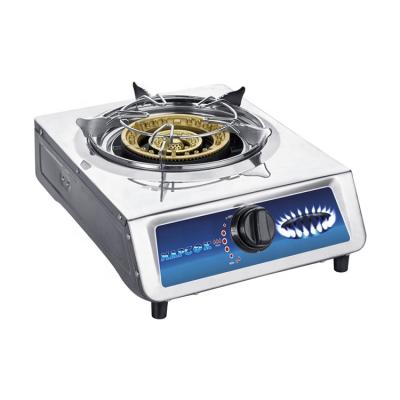 China Stainless Steel Discounted Price For Sale Stainless Steel Single Burner Portable Gas Stove for sale