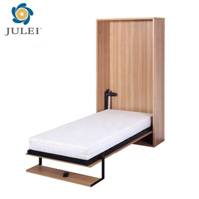 China New Arrival Foldable Electric Vertical Wall Mounted Bed With Cabinets Murphy Bed Mechanism for sale