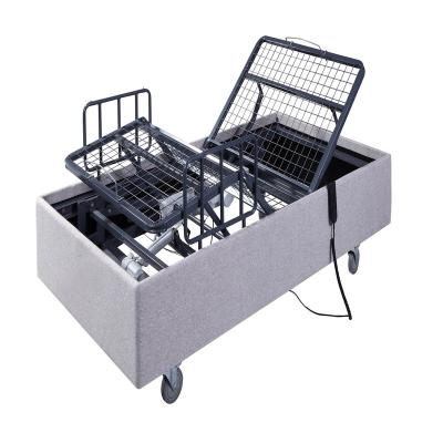 China (Size) DJ-PW43 adjustable modern medical electric adjustable hospital bed with wheels for sale