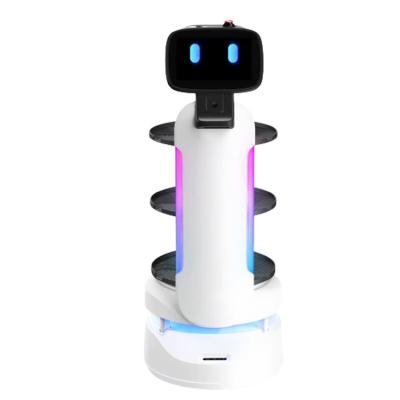 China restaurant & Open Smart Delivery Robot Hotel Factory Service Restaurant Waiter Food Robot Hotel Supplies Smart Delivery Robot for sale