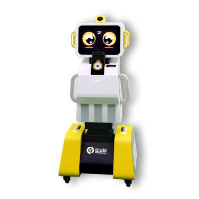 China Kindergarten school management inspection robot body temperature detection face recognition daily morning inspection robot for kindergarten for sale