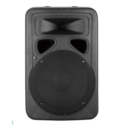 China PRICE 15 INCH NICE NOISY 180W CLEAR PA SPEAKER PLASTIC CABINET for sale