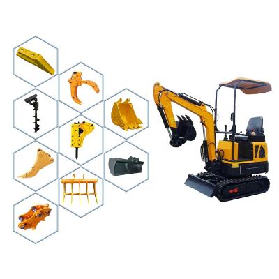 China Construction Material Shops TE08 Mini Excavator 800kg Ton Excavator Agricultural Excavator With Rotary Arm for sale