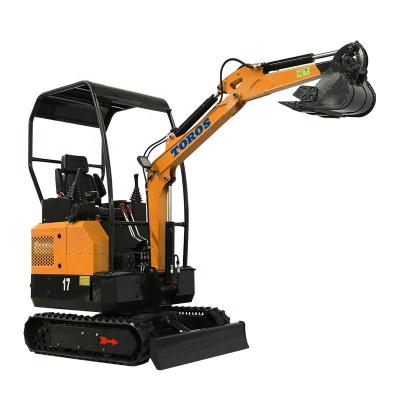 China Cheap Hotels TE17 Garden Mini Excavator Backhoe Hydraulic Excavator Mini Digger For Sale for sale