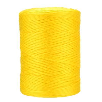 China Hot Sale 250g Eco-friendly Polyester Factory Yellow Polypropylene Braided Mooring PP Rope for sale