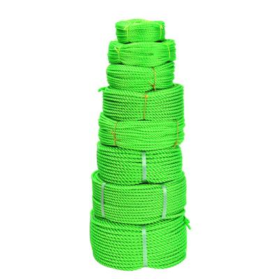 China Eco - Friendly Colorful Braided Round Tie 100m Polypropylene Nylon Rope for sale