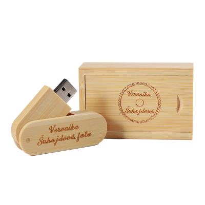 China Custom Logo Wooden Usb Pendrive Cheap Tending Wooden Flash Memory 32gb 64gb 128gb Wholesale for sale