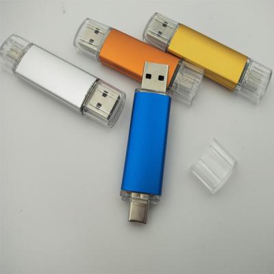 China Type-c usb flash drive,otg usb3.1 smart phone usb rectangle flash drive for sale