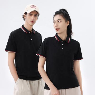 China Breathable Wholesale Cotton Polyester Cheap Work Casual Golf Tops Uniform Plain Polo Shirt for sale