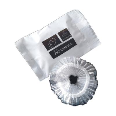 China Stocked Disposable Plastic Hotel Shower Cap Specific Shower Cap Shower Cap Waterproof for sale