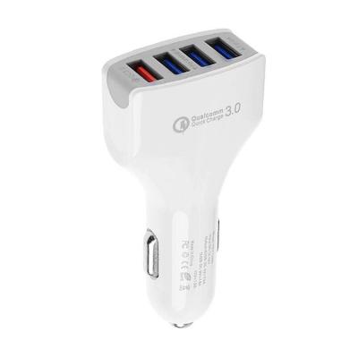 China usb 4 ports universal fast car charger usb 12V quick charger QC3.0 with 4 usb ports for sale