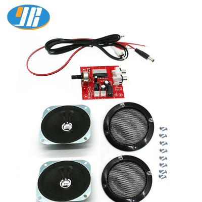 China 12V Mini Hi-Fi Stereo Amplifier Board DIY Kit For Power Amplifier High Fidelity Audio Sound Amplifier for sale