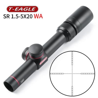 China Aluminum alloy T-Eagle SR1.5-5X20 with one rifle tactical hunting scopes fast aim high quality accessories for pcp pneumatic gun for sale