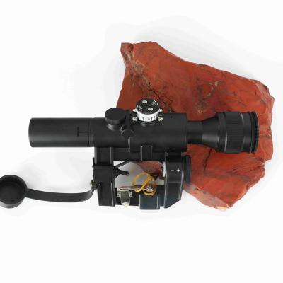 China Aluminum Alloy Hunting Riflescope SVD 4x26 PSO-1 Tactical Red Spot AK47 Optics Rifle Sight For PCP Pneumatic Gun for sale