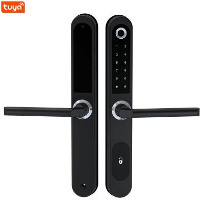 China smart fingerprint card door bolt door lock tuya dead sliding door lock UTY31 for sale