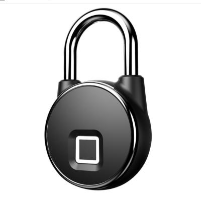 China Suitcase+luggage+backpack hot selling 3.7V lithium battery padlock with fingerprint zinc alloy new padlock for sale