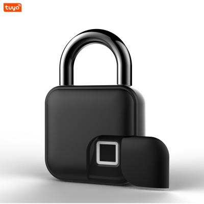 China Good Quality UTY11 Smart Padlock Fingerprint 3.7V Lithium Battery Fingerprint Lock Zinc Alloy Padlock for sale