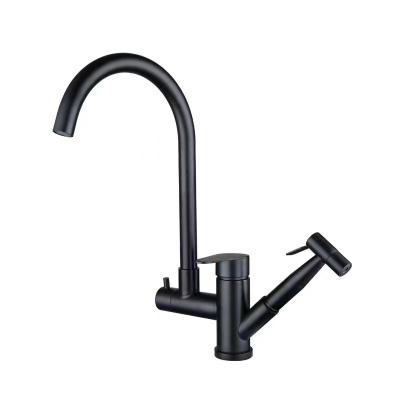 China Pull Out Contemporary High Quality New Design Kitchen Sink Hot And Cold Water Mixer Tap Water Tap for sale