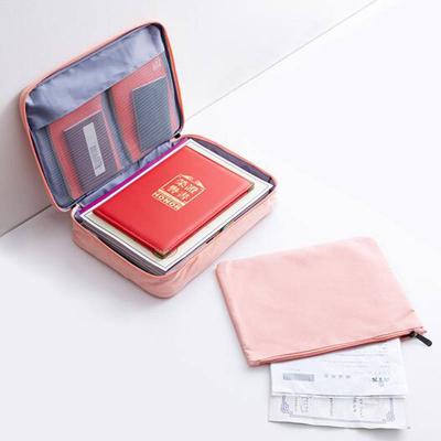 China Japan style multi-function large capacity file bill document account matching bag for householdsMulti-layer certificate storage bag for sale