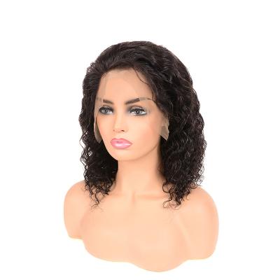 China Xuchang Cheap Deep Curly Short Lace Front Wig Glueless Deep Wave Wigs, Deep Wave BOB Lace Front Wig for sale