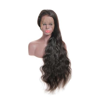 China 2years long lasting unprocessed mongolian hair 16 22 28 inch 250 300 density natural deep wave 360 ​​lace wig body for sale