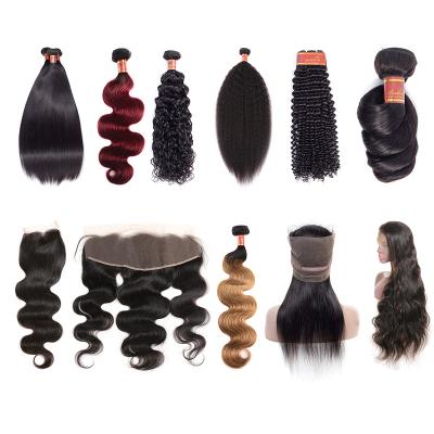 China Pulled Virgin Mink Brazilian Hair Bundles Nendor, Huashuo Silky Straight Virgin Hair Bone Straight Double Wave Brazilian Hair Extensions for sale