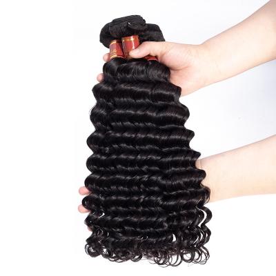 China Natural Burmese Deep Wave Factory Price Unprocessed Cuticle Aligned 100 Myanmar Virgin Deep Wave Hair for sale