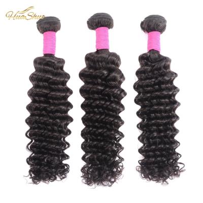 China Wholesale Overnight Deep Wave Shipping No Synthetic Pure Unprocessed Double Weft Cuticle Aligned Virgin Hair for sale