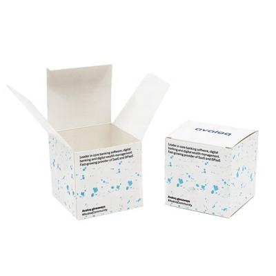 China Eco Friendly Recyclable Skincare Jars Packaging Custom Design Folding C1S Art Paper Cosmetic Box for sale