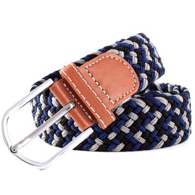 China High Quality Wholesale Woven Stretch Canvas Elastic Stretch Braided Braided Elastic Belt Stretch Elastic Belts for sale